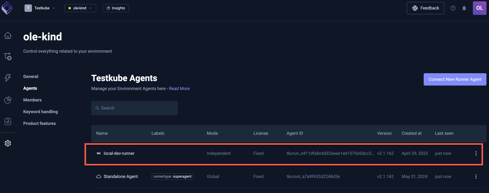 Local Development Runner Agent